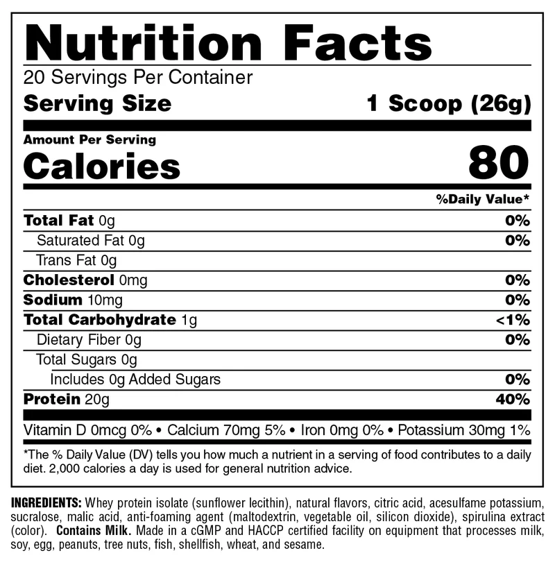 Animal Clear Whey Isolate - Image 7